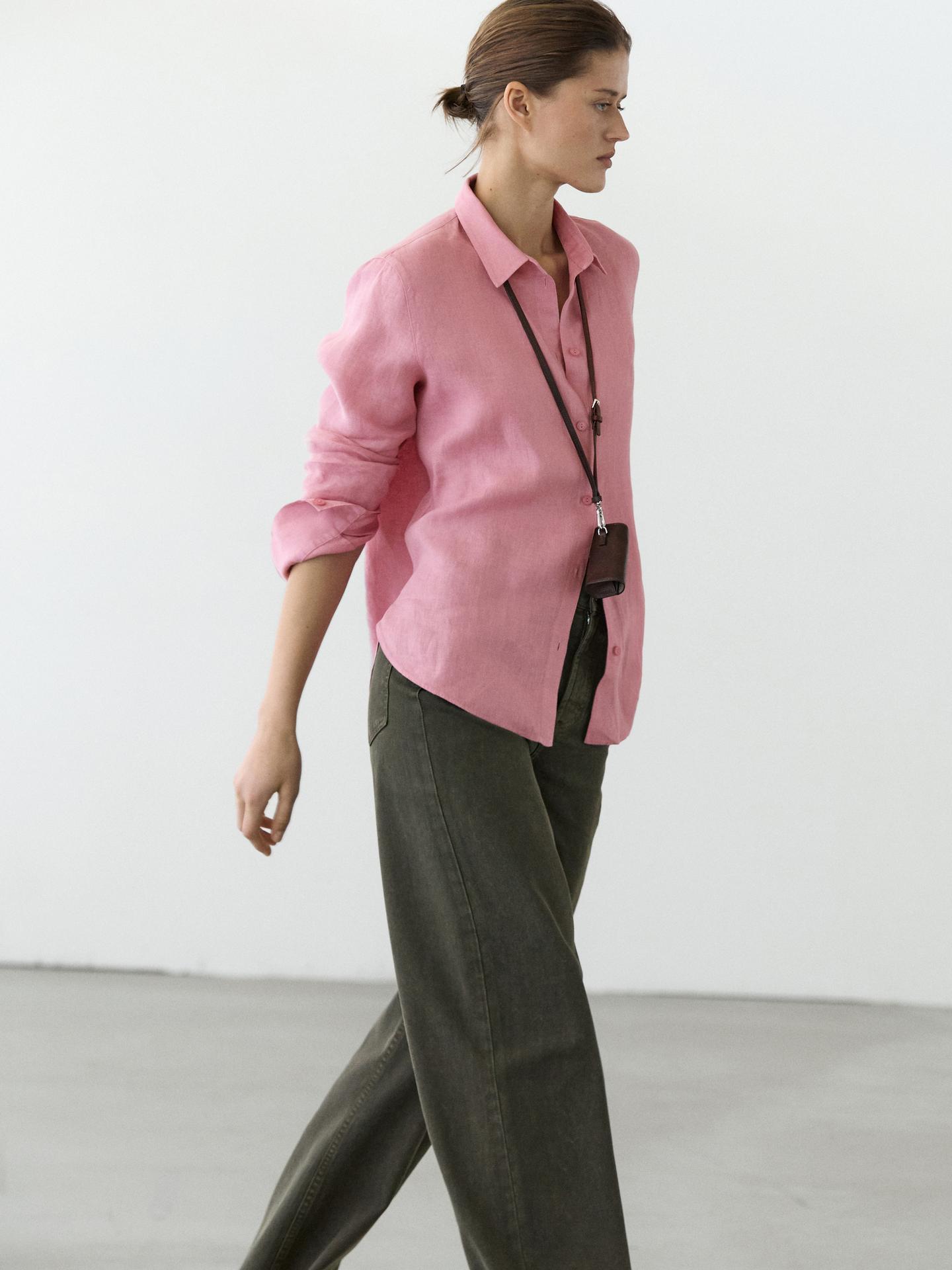CHEMISE FLUIDE 100% LIN