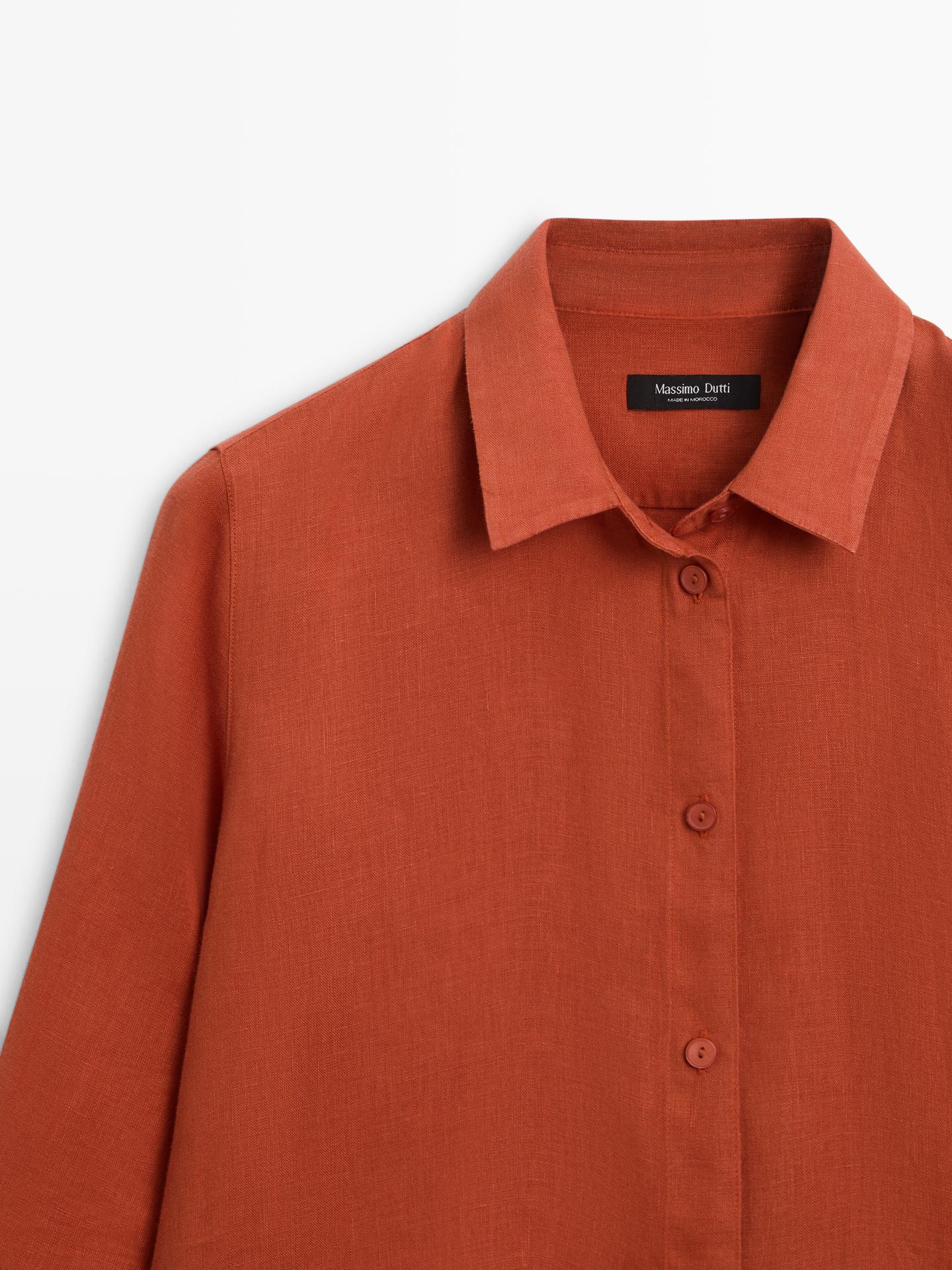 CHEMISE FLUIDE 100 % LIN