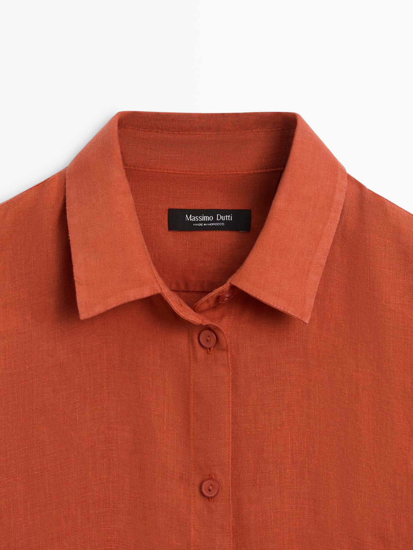 CHEMISE FLUIDE 100 % LIN