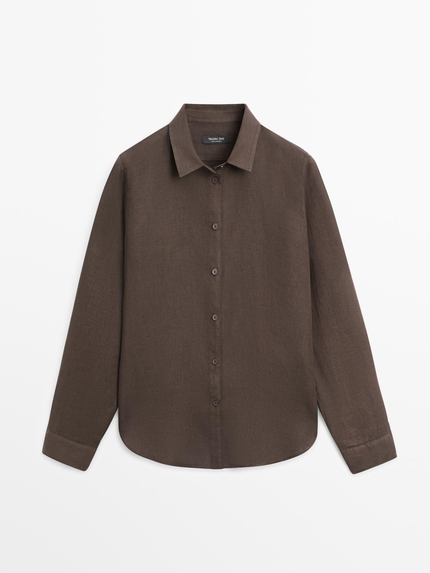 CHEMISE FLUIDE 100 % LIN