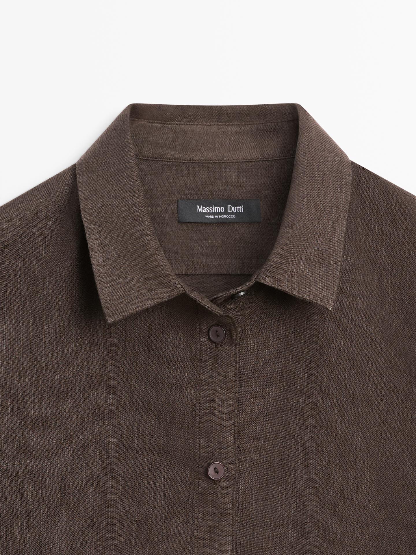 CHEMISE FLUIDE 100 % LIN