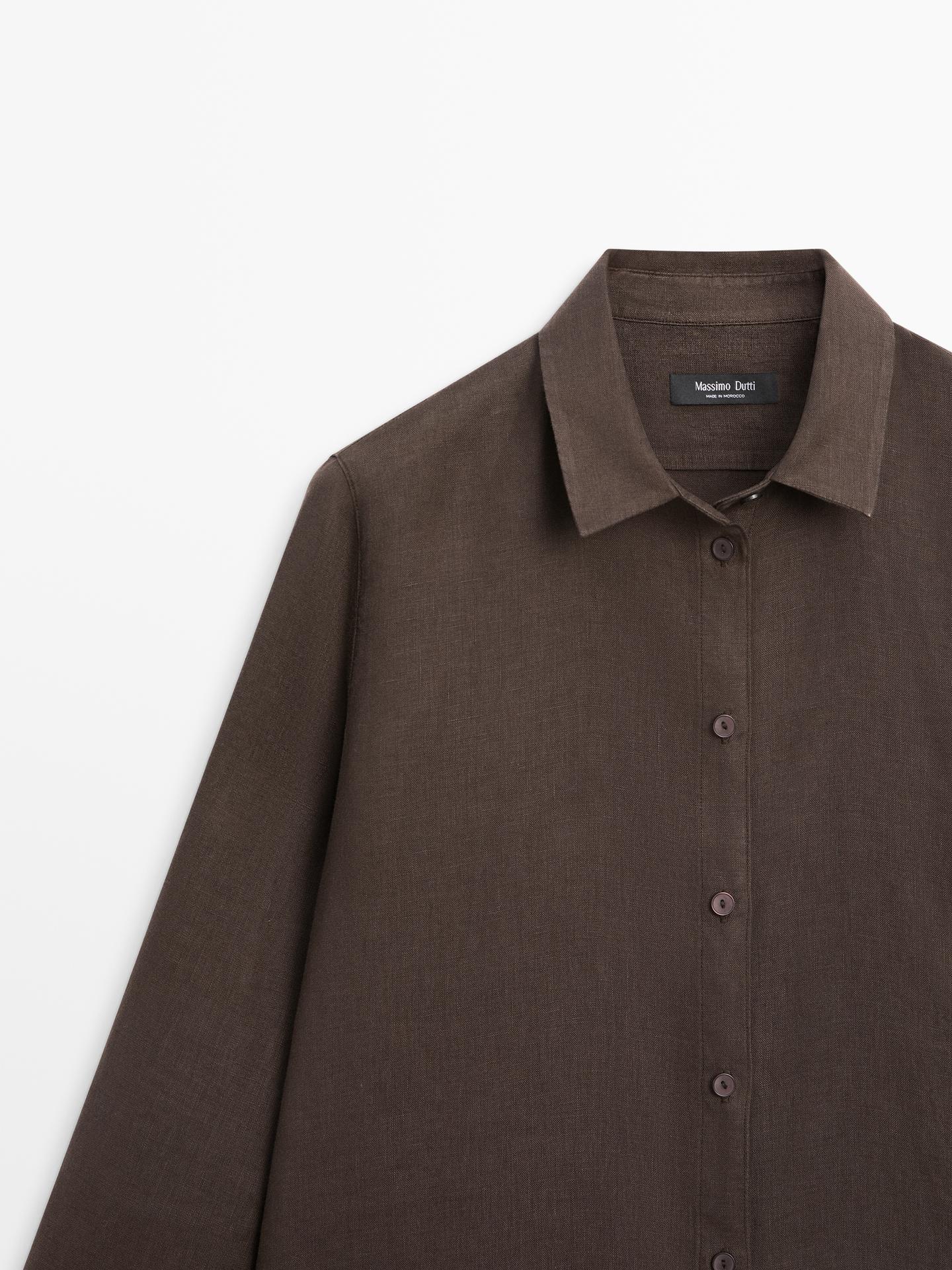 CHEMISE FLUIDE 100 % LIN