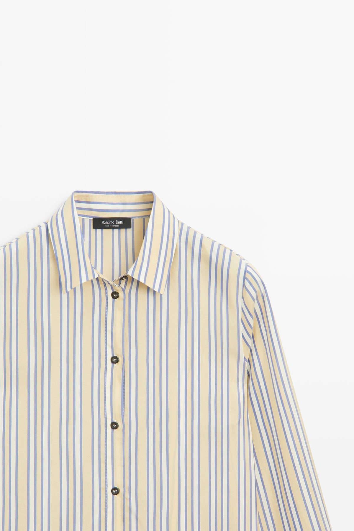 CHEMISE FLUIDE À DÉTAILS RAYÉ