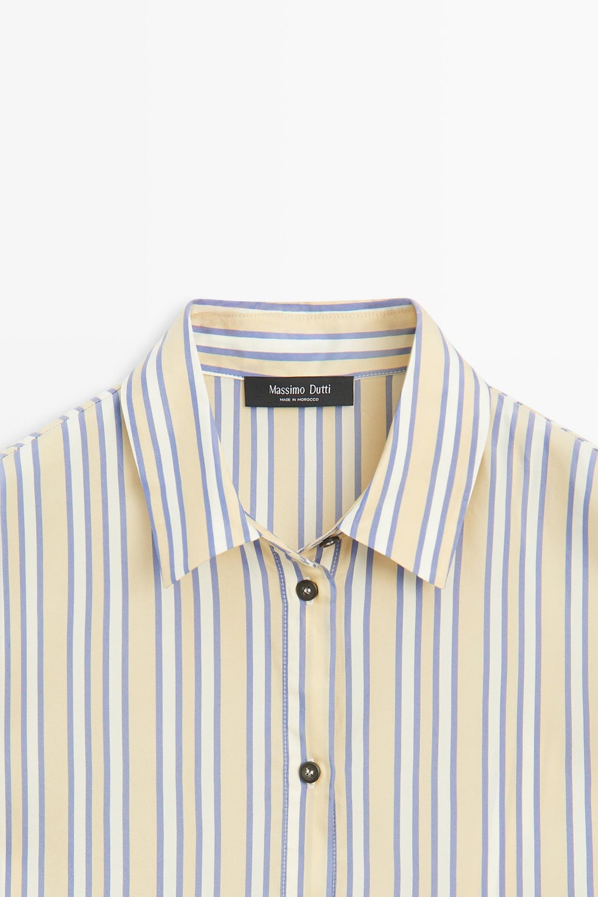 CHEMISE FLUIDE À DÉTAILS RAYÉ