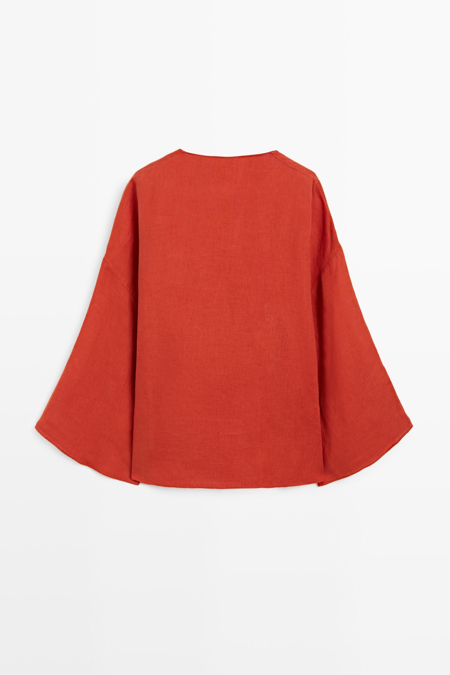 BLOUSE FLUIDE CROISÉE 100 % LIN