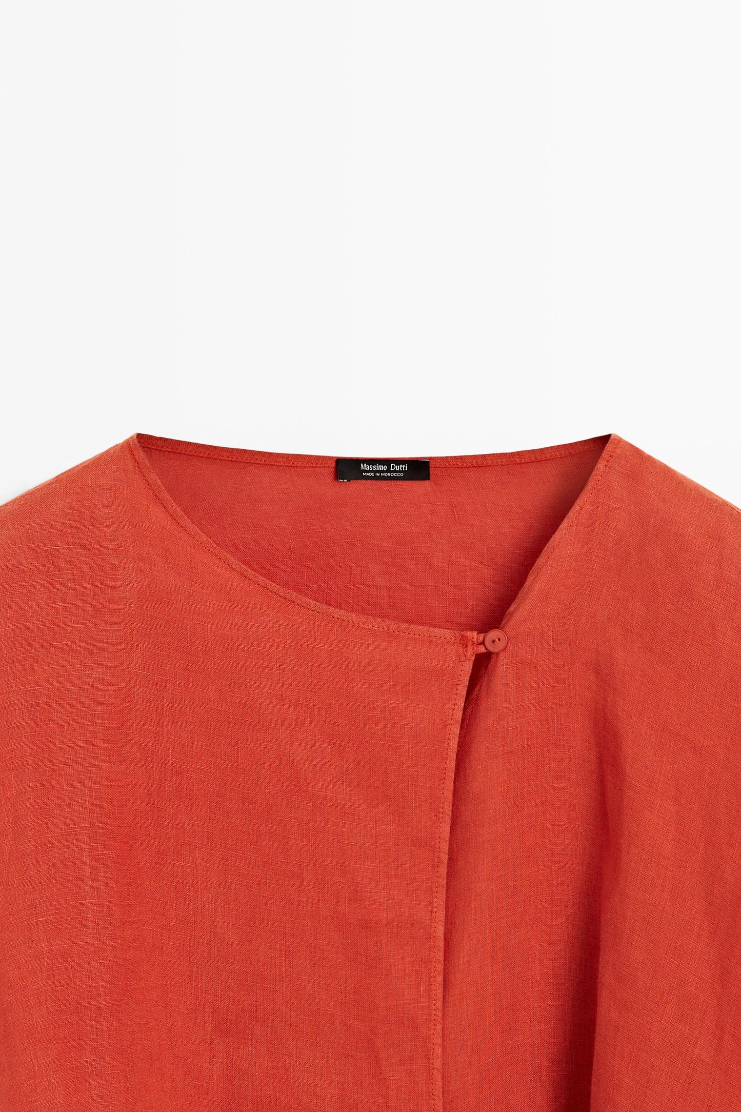 BLOUSE FLUIDE CROISÉE 100 % LIN
