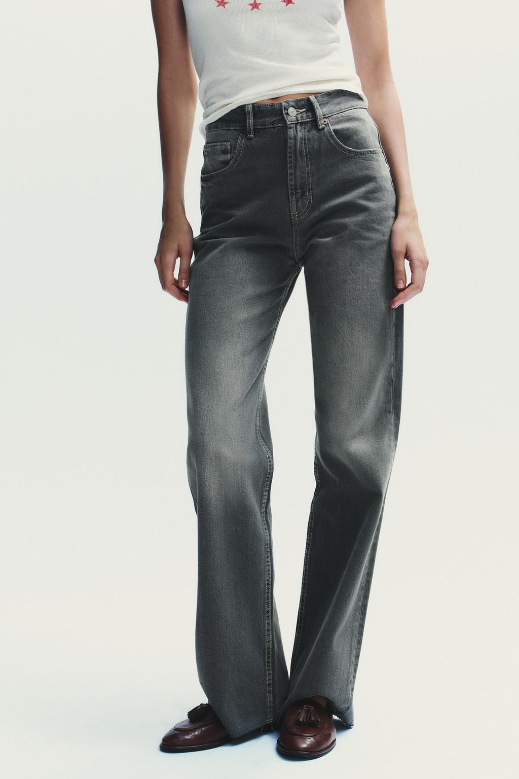 JEANS TRF WIDE LEG TAILLE HAUTE FULL LENGTH