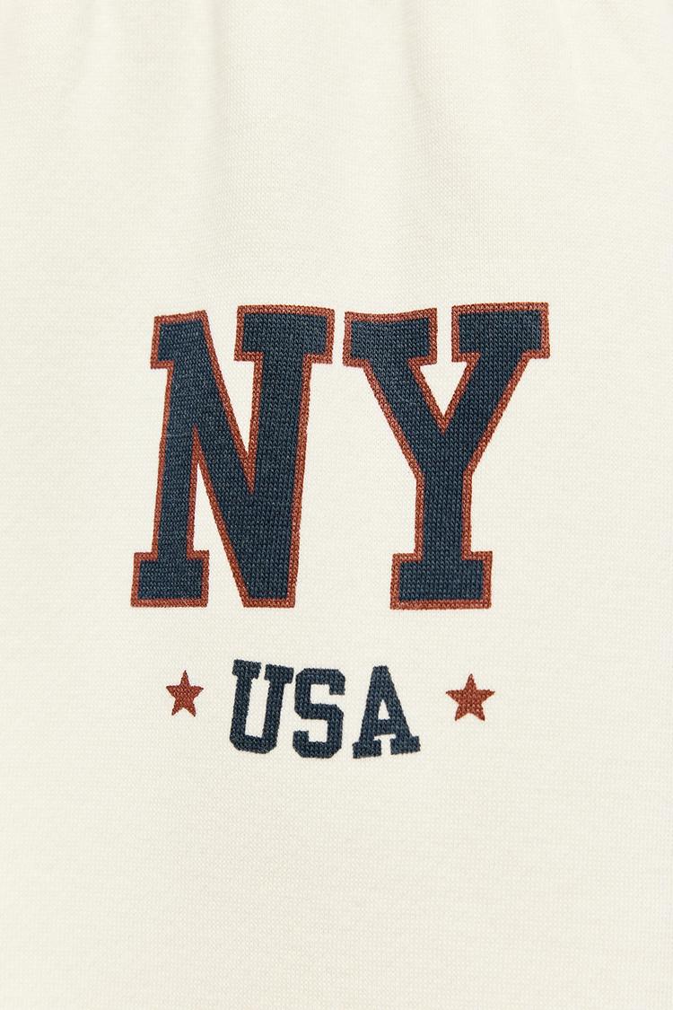 ENSEMBLE SWEAT | PANTALON EN MOLLETON VARSITY NEW YORK