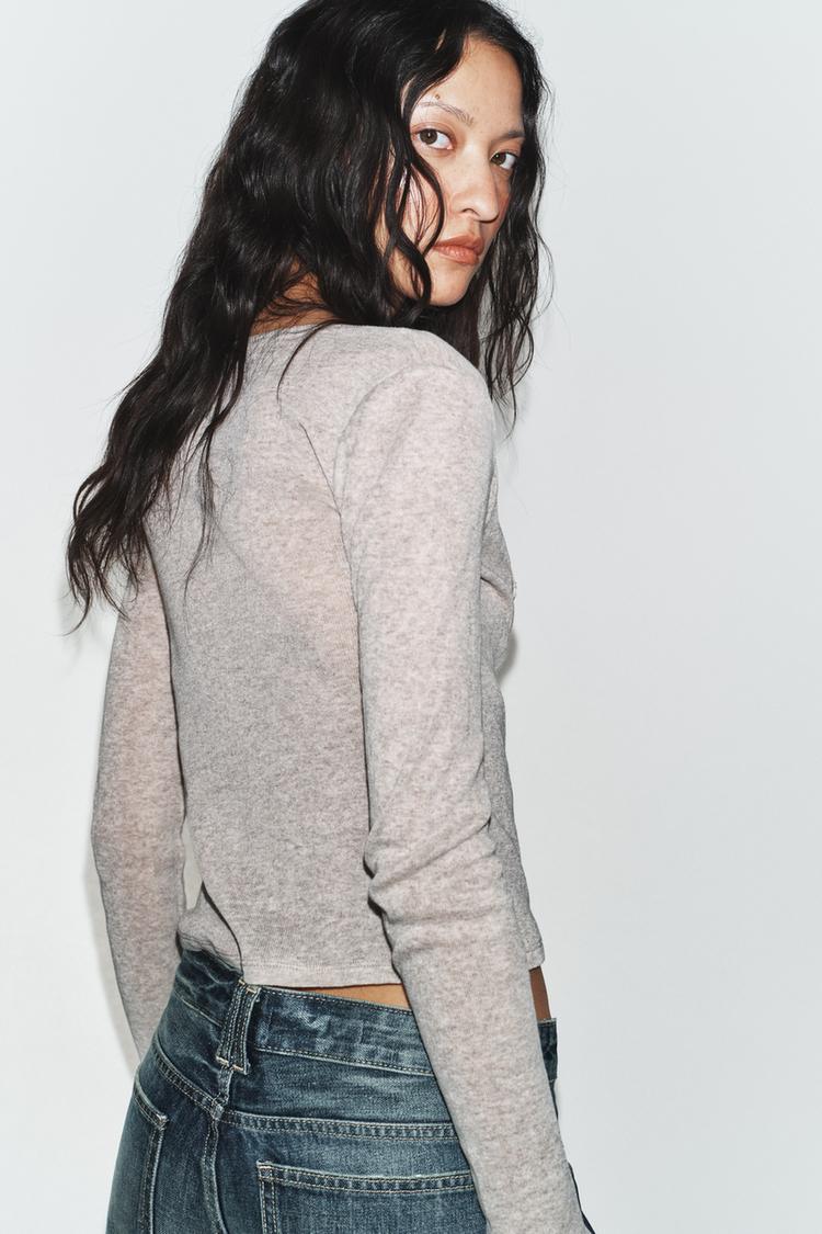 VESTE BIMATIÈRE TOP DENTELLE