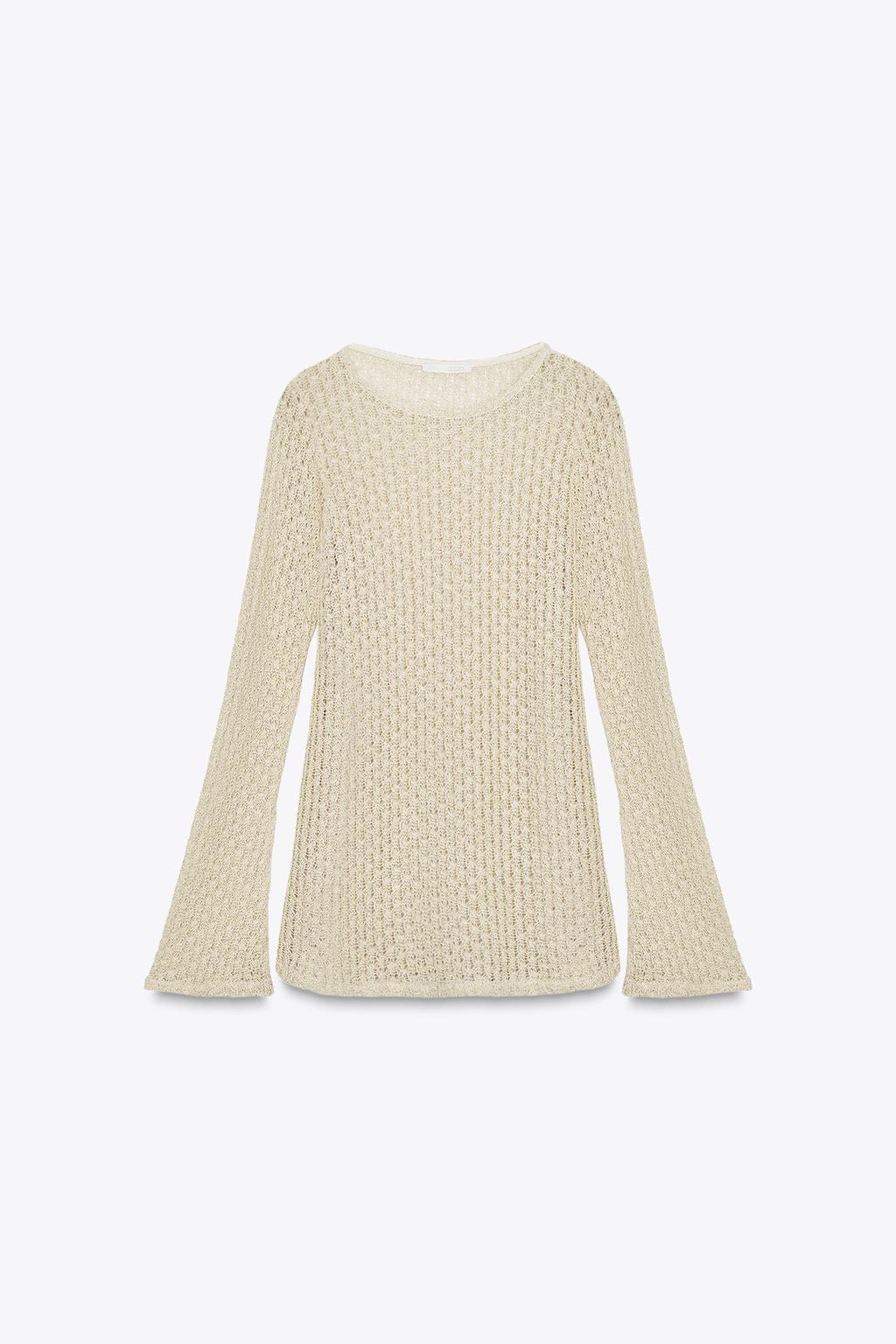 ENSEMBLE TOP TUNIQUE FIL MÉTALLISÉ | PANTALON FIL MÉTALLISÉ