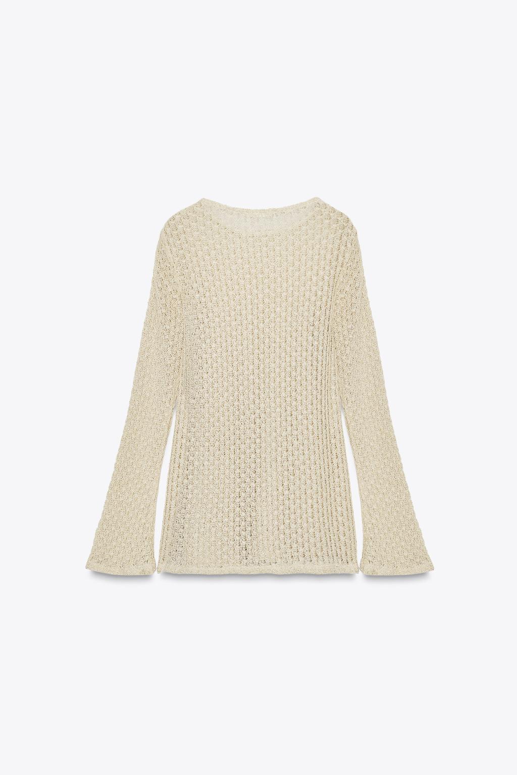 ENSEMBLE TOP TUNIQUE FIL MÉTALLISÉ | PANTALON FIL MÉTALLISÉ