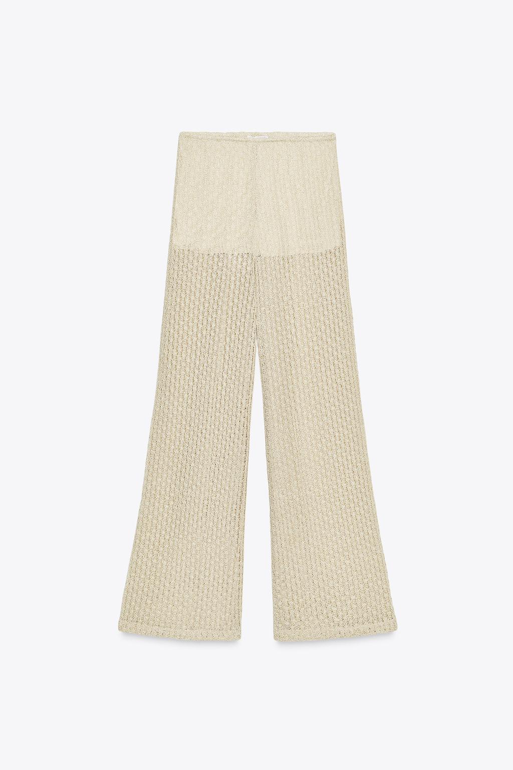 ENSEMBLE TOP TUNIQUE FIL MÉTALLISÉ | PANTALON FIL MÉTALLISÉ