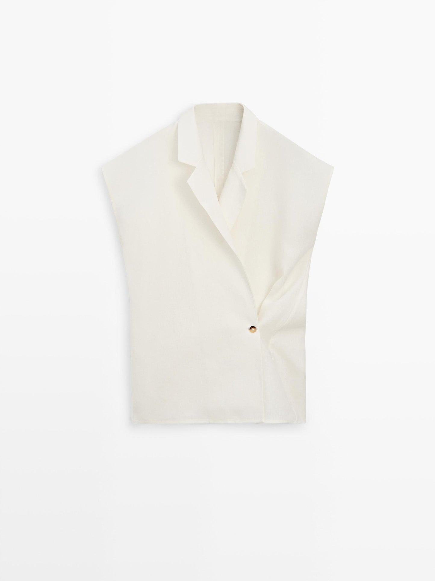ENSEMBLE GILET BOUTONNAGE LIN| PANTALON BARREL LIN