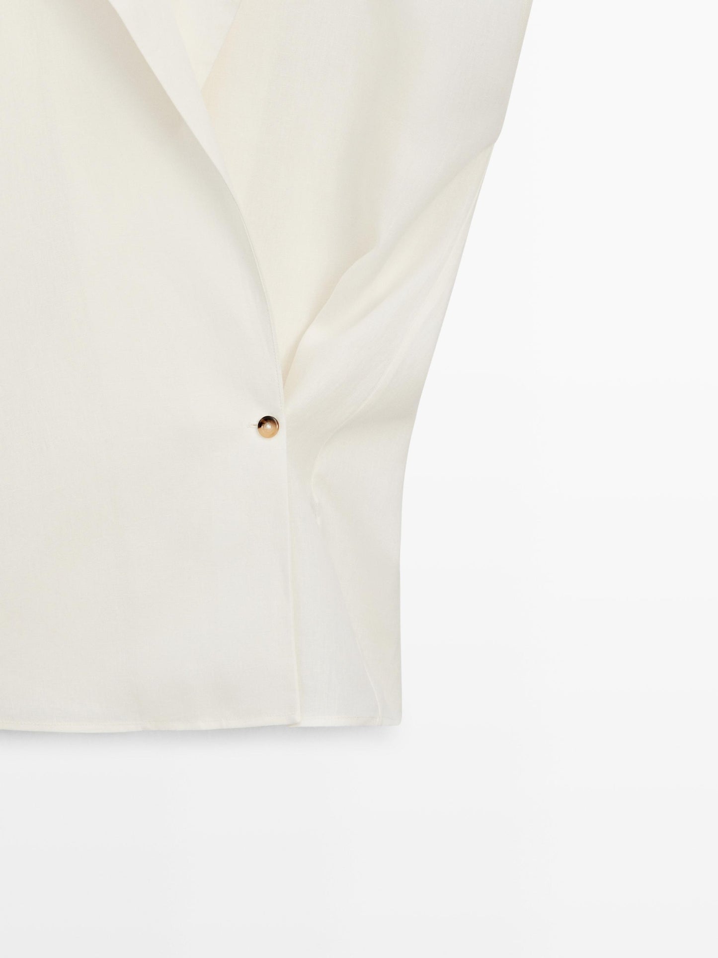 ENSEMBLE GILET BOUTONNAGE LIN| PANTALON BARREL LIN