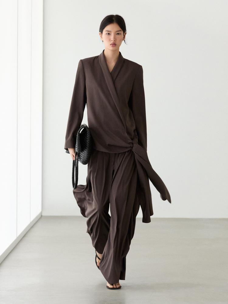 SANDALE PLATE CUIR