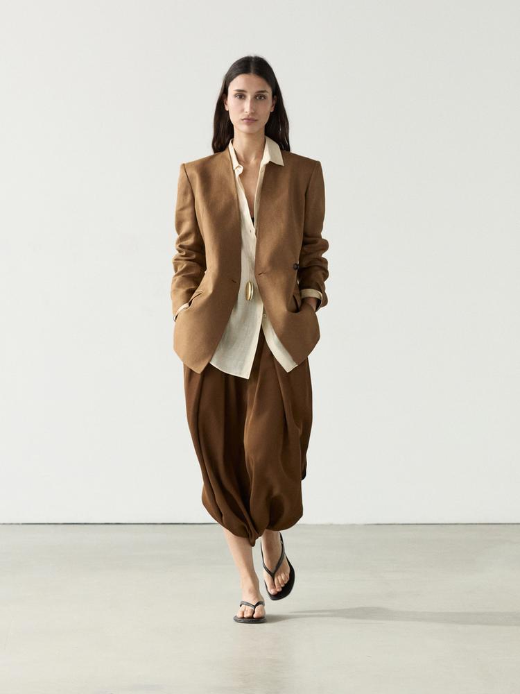 SANDALE PLATE CUIR