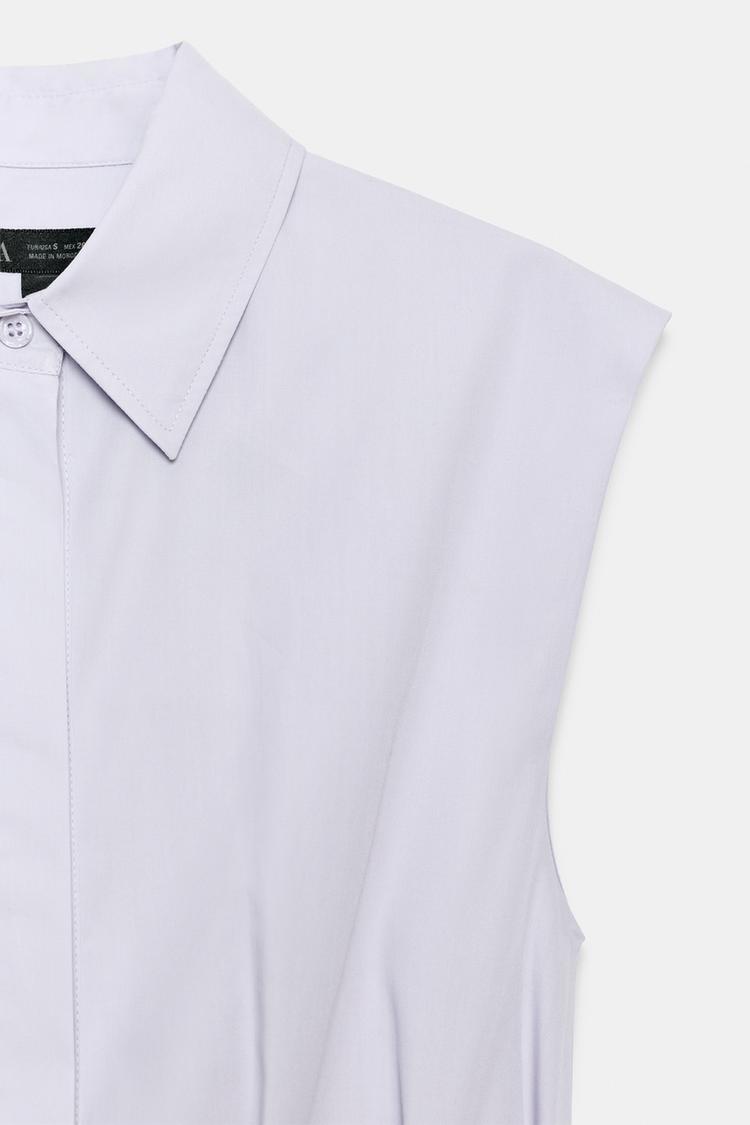 CHEMISE PLIS SANS MANCHES ZW COLLECTION