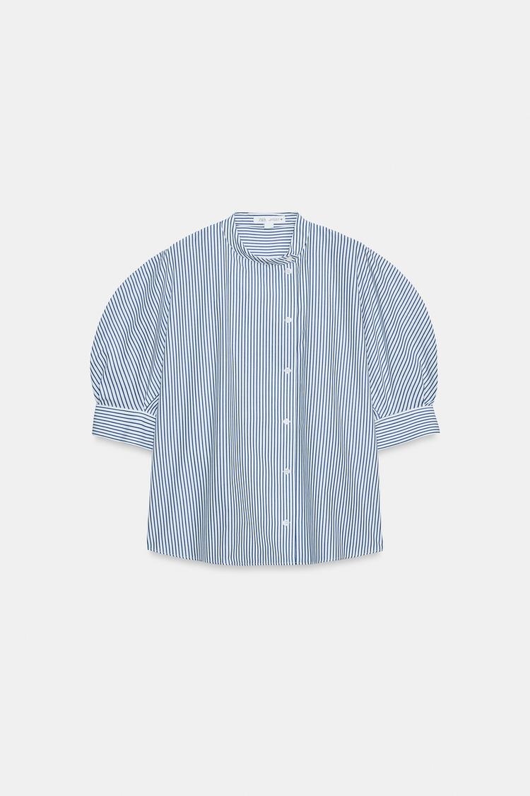 CHEMISE EN POPELINE À BOUTONS ZW COLLECTION