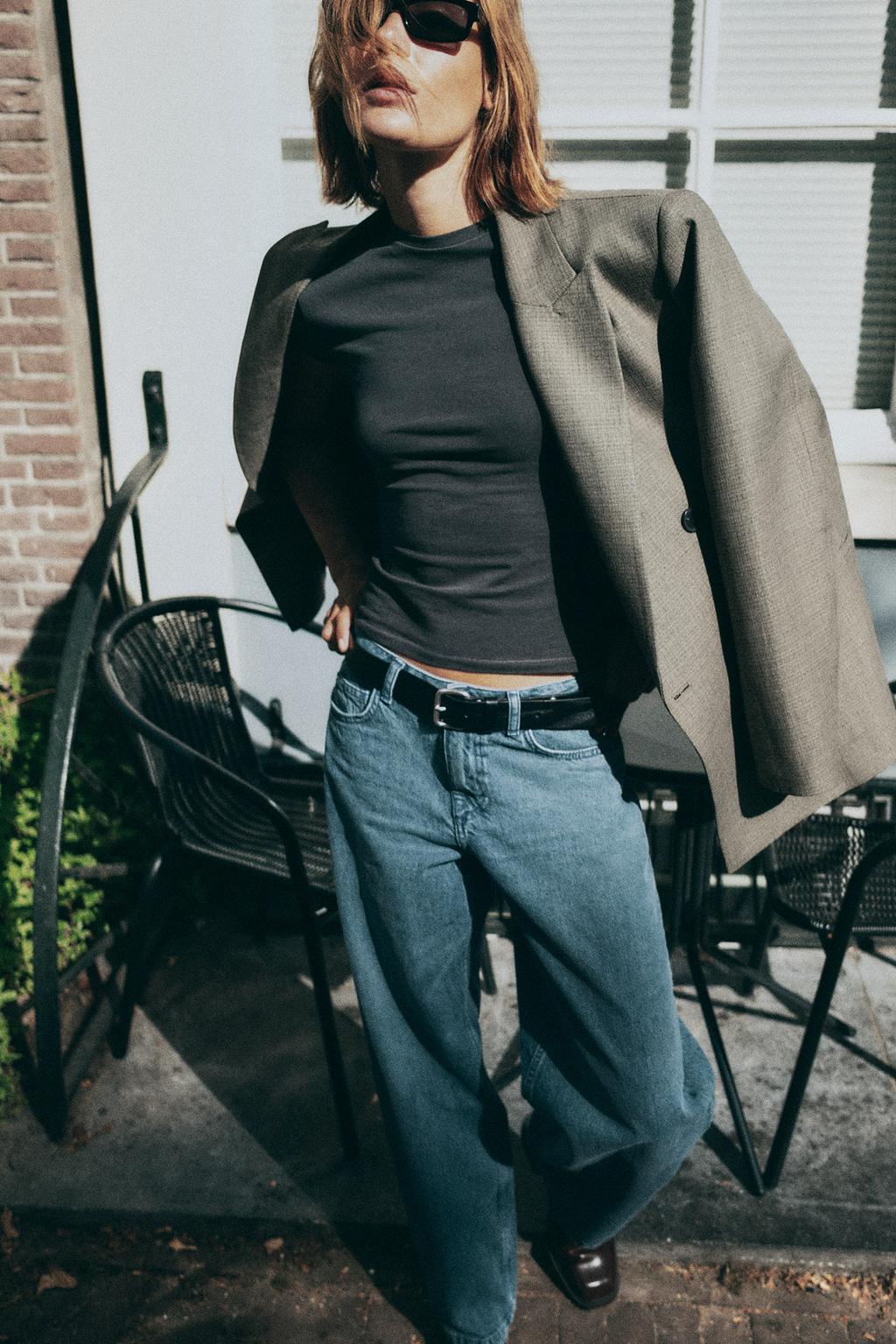 VESTE CROISÉE ÉPAULETTES