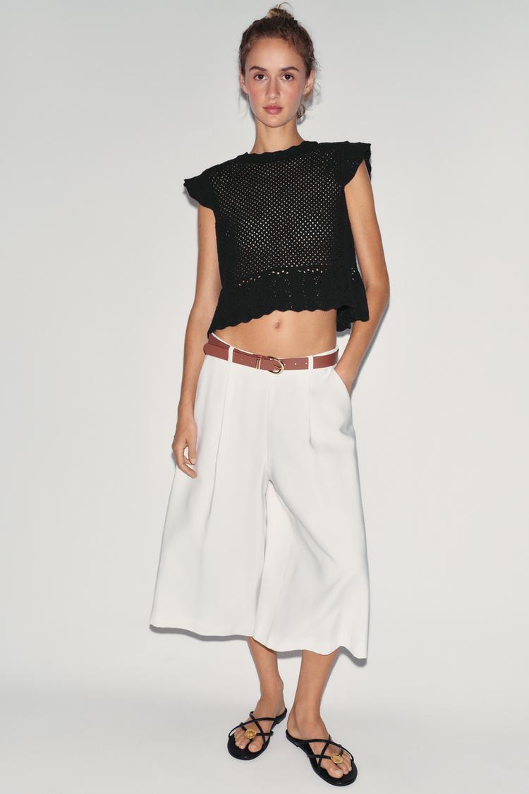BERMUDA LONG AVEC CEINTURE