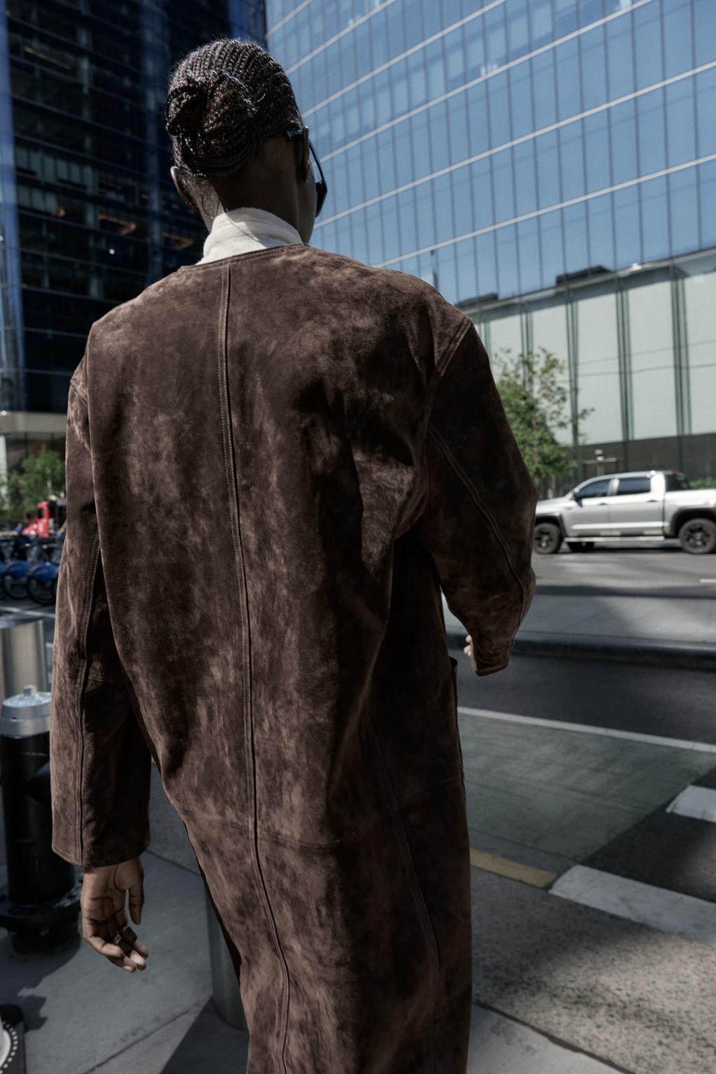 100% LEATHER COAT