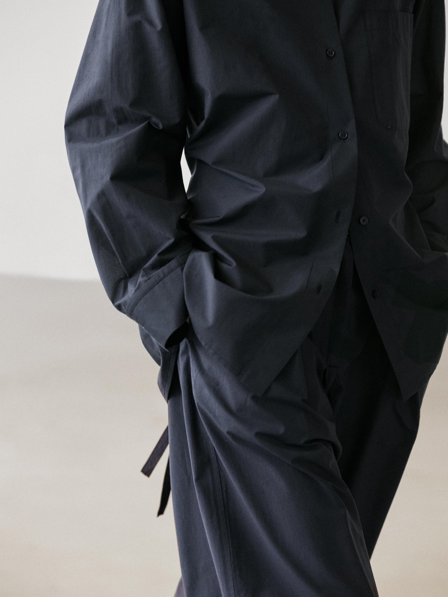SURCHEMISE À POCHE EN COTON MÉLANGÉ