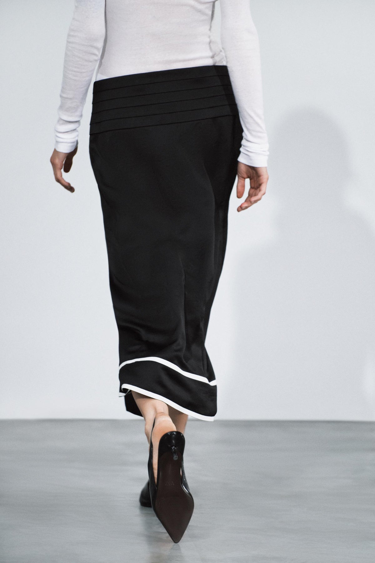 JUPE MIDI CEINTURE LARGE ZW COLLECTION