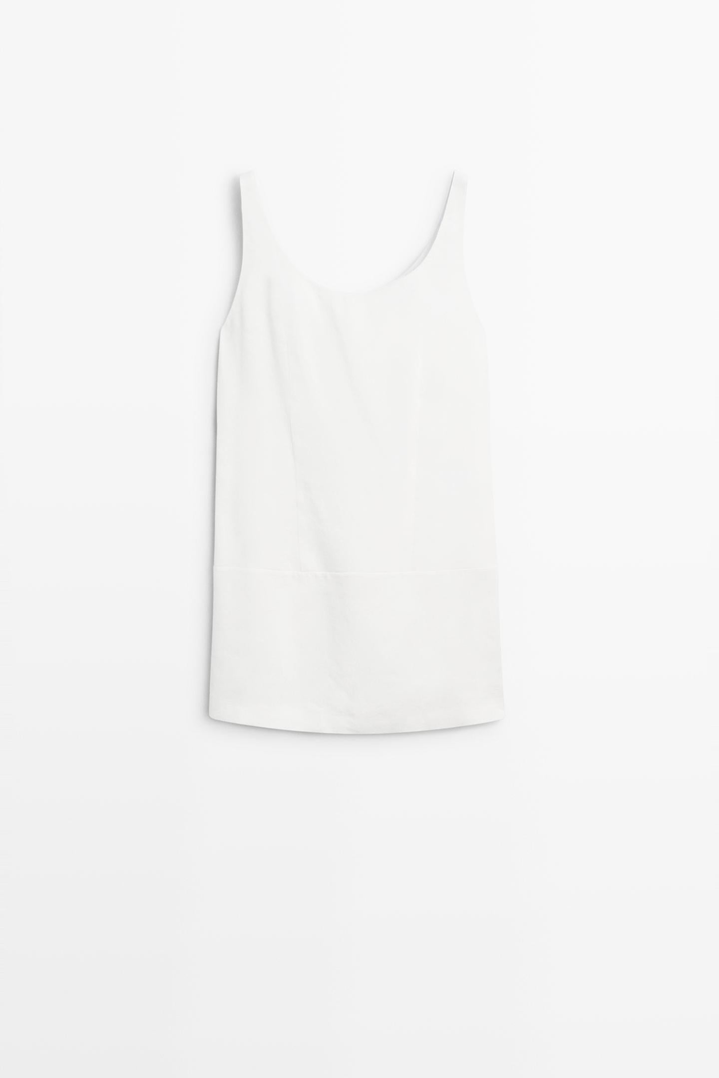 ROBE COURTE FLUIDE EN LIN