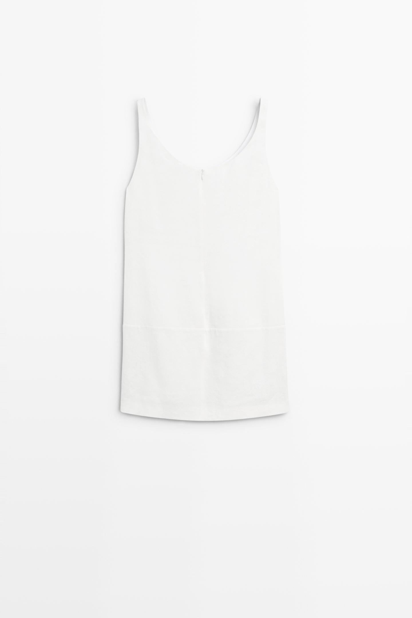 ROBE COURTE FLUIDE EN LIN