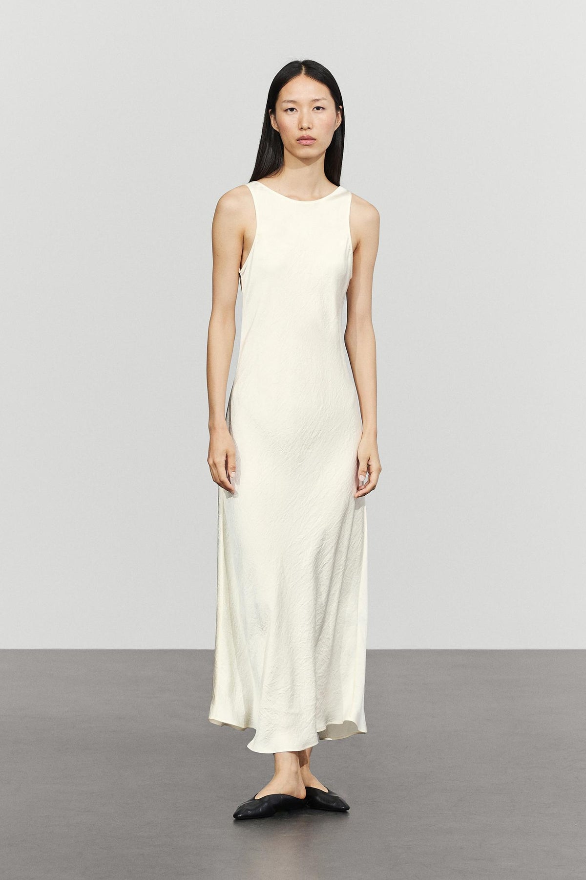 ROBE MIDI SATINÉE