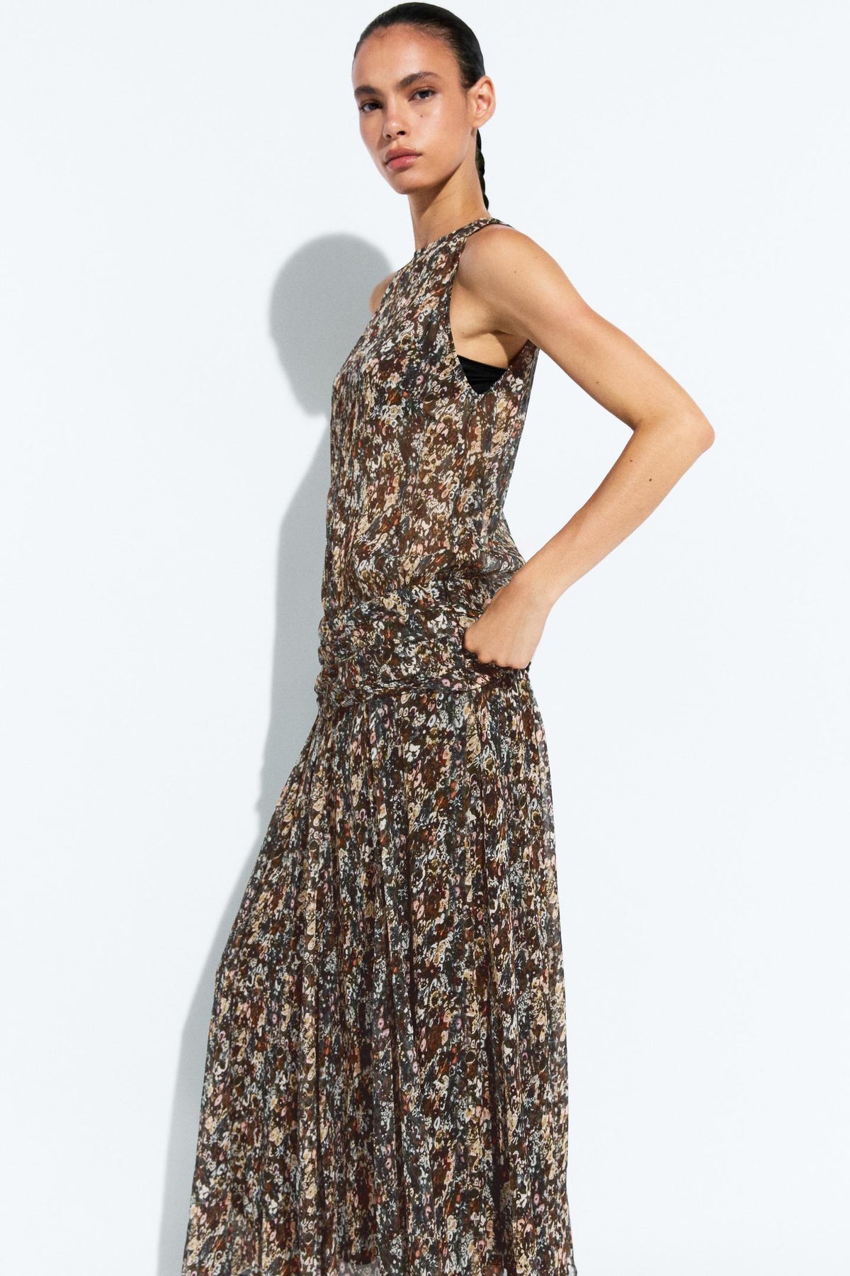 ROBE IMPRIMÉE AVEC CEINTURE