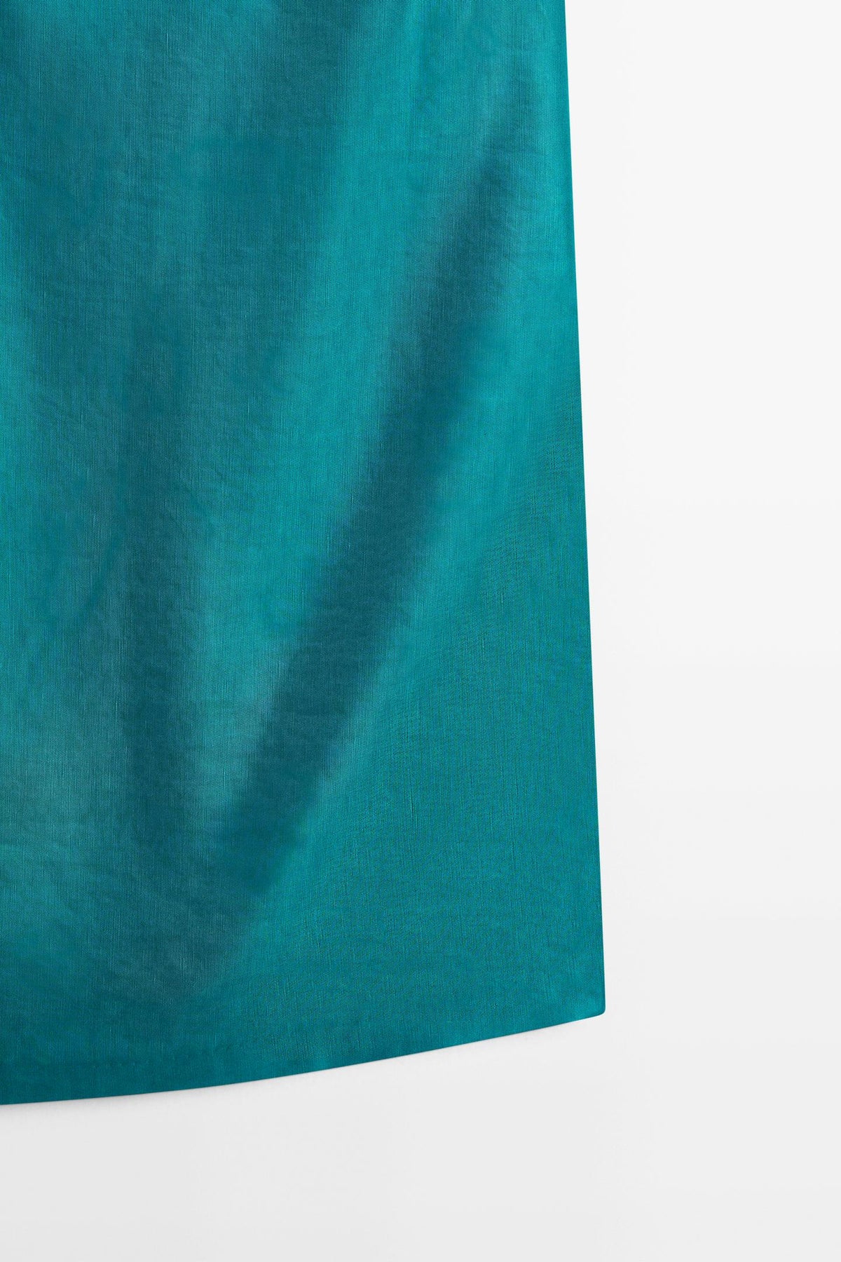 ROBE COURTE EN MÉLANGE DE LIN