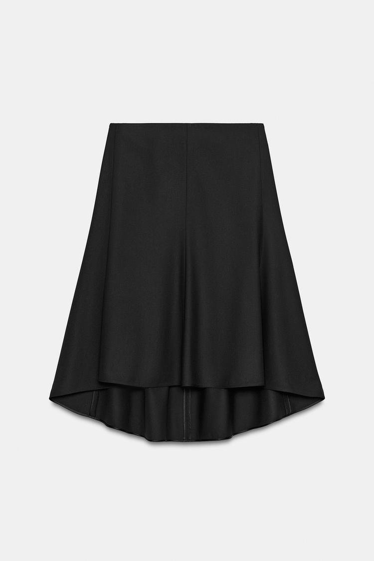 JUPE MIDI ASYMÉTRIQUE ZW COLLECTION
