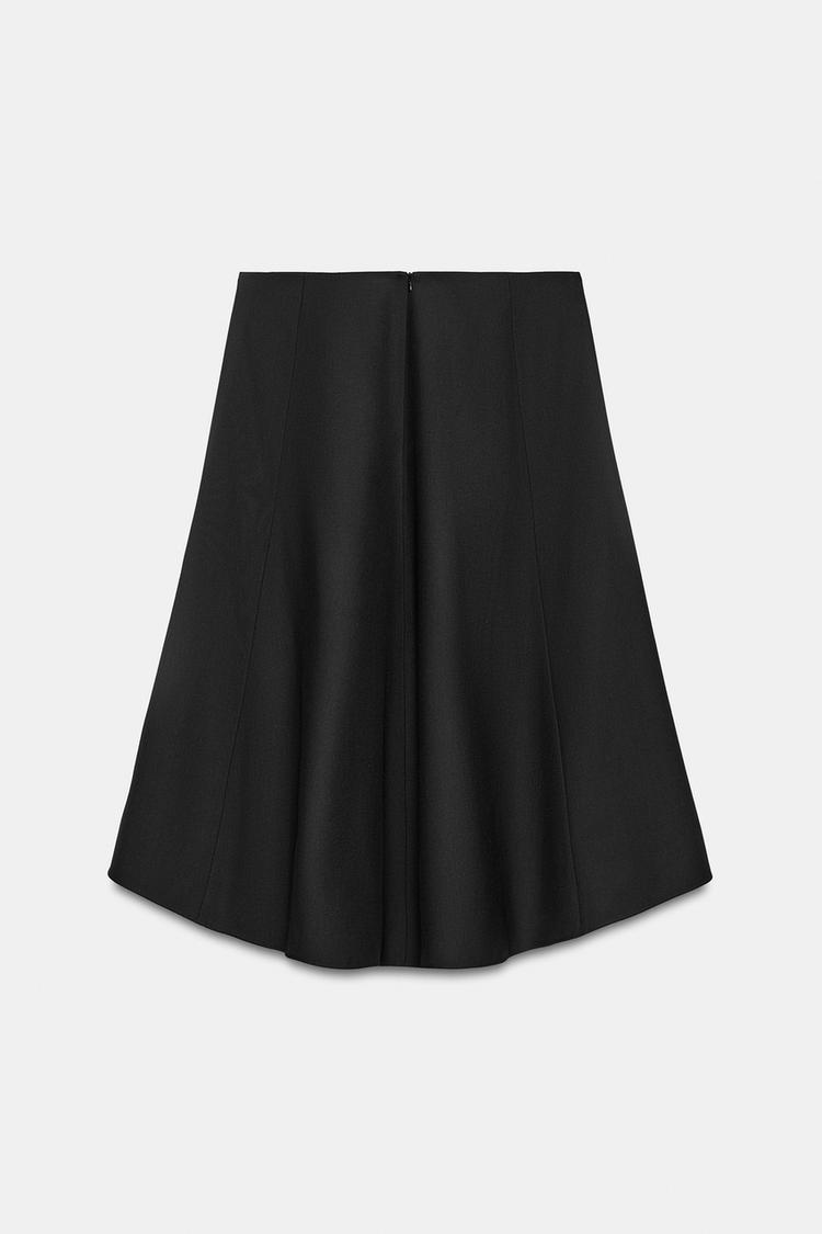 JUPE MIDI ASYMÉTRIQUE ZW COLLECTION