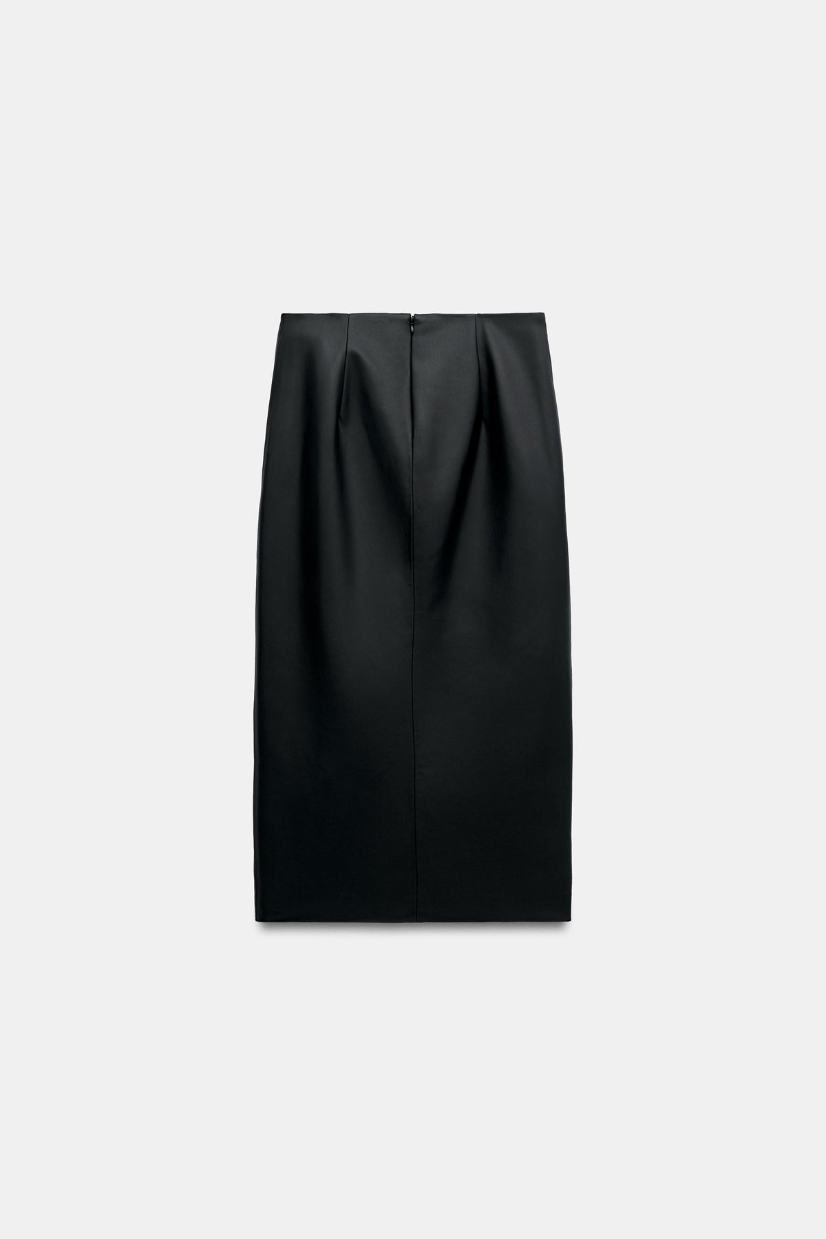 JUPE DROITE MATIÈRE SYNTHÉTIQUE ZW COLLECTION
