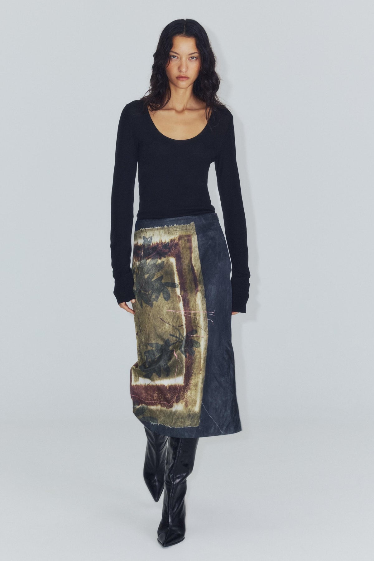 JUPE MIDI IMPRIMÉE ZW COLLECTION