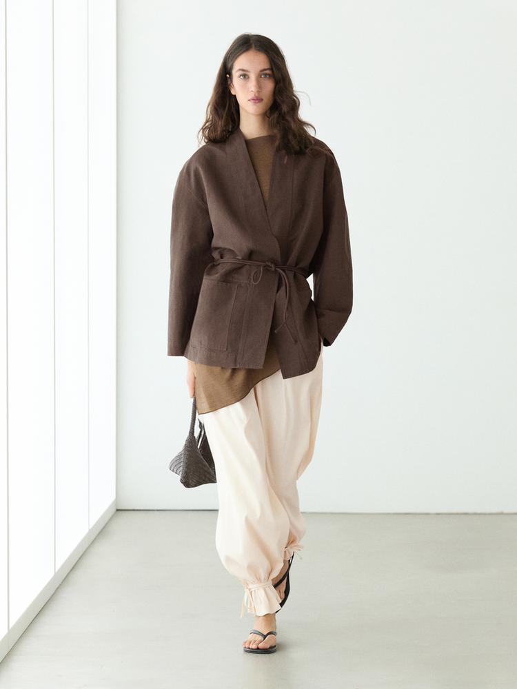 SANDALE PLATE CUIR