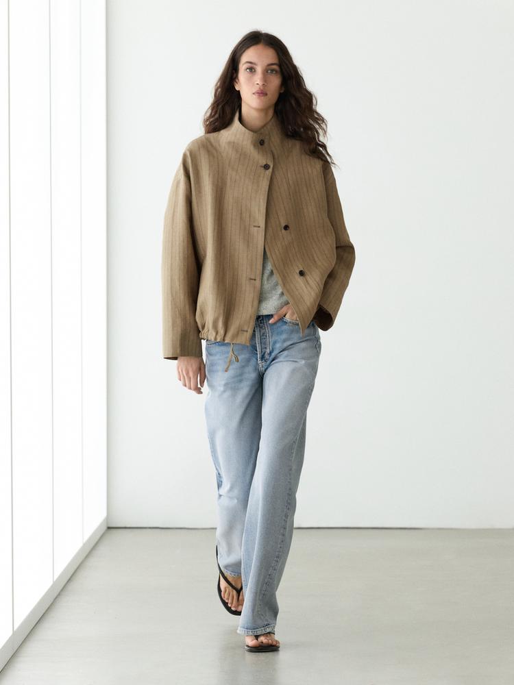 SANDALE PLATE CUIR