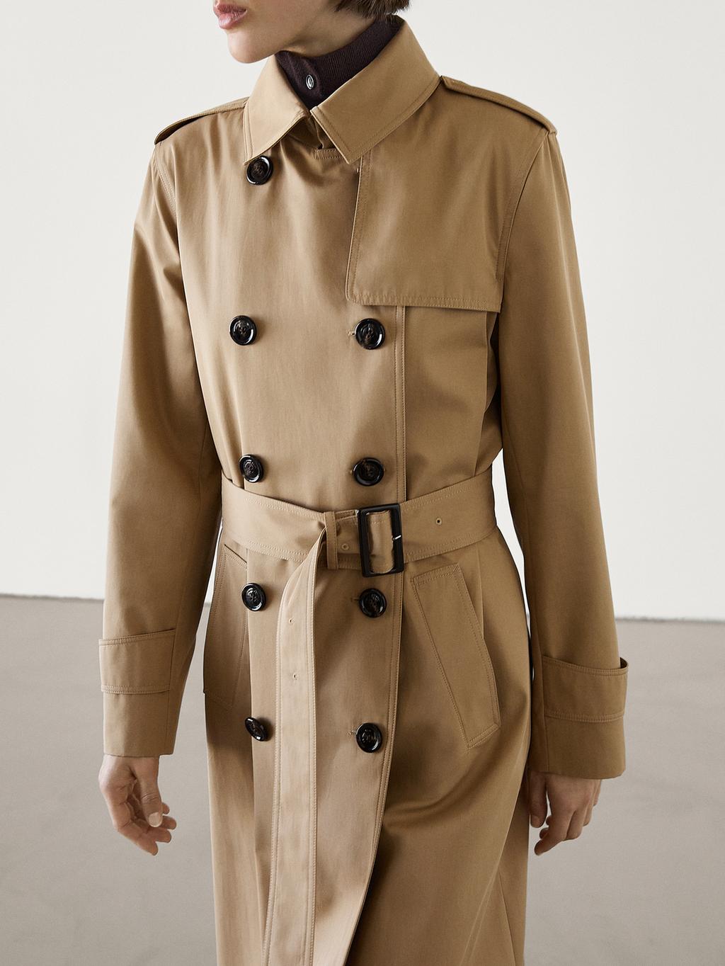 TRENCH AVEC CEINTURE MASSIMO DUTTI