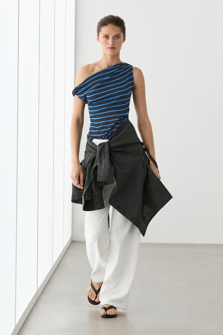 SANDALE PLATE CUIR