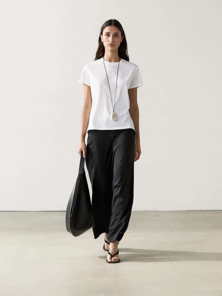 SANDALE PLATE CUIR