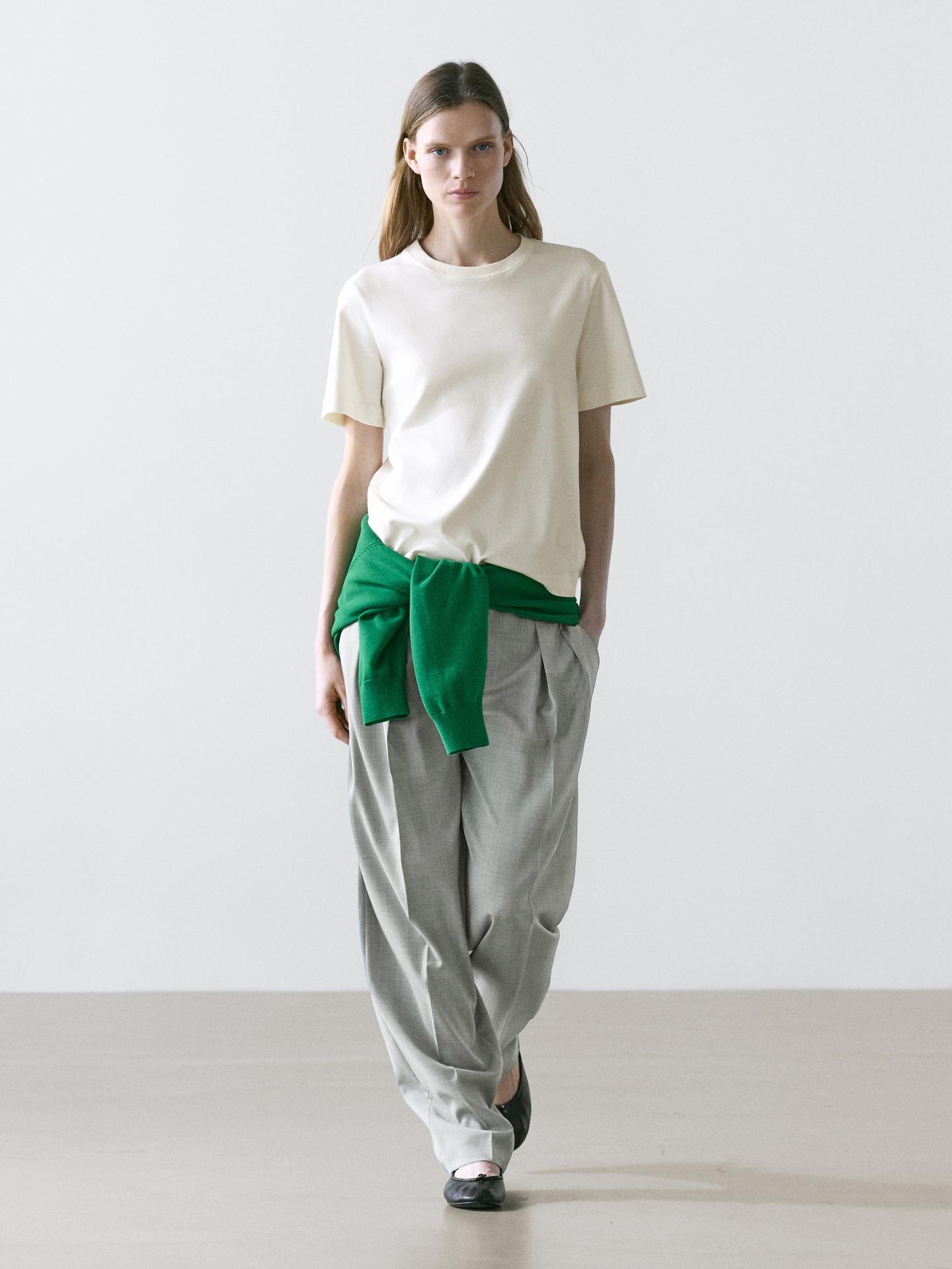 PANTALON FLUIDE À PINCES