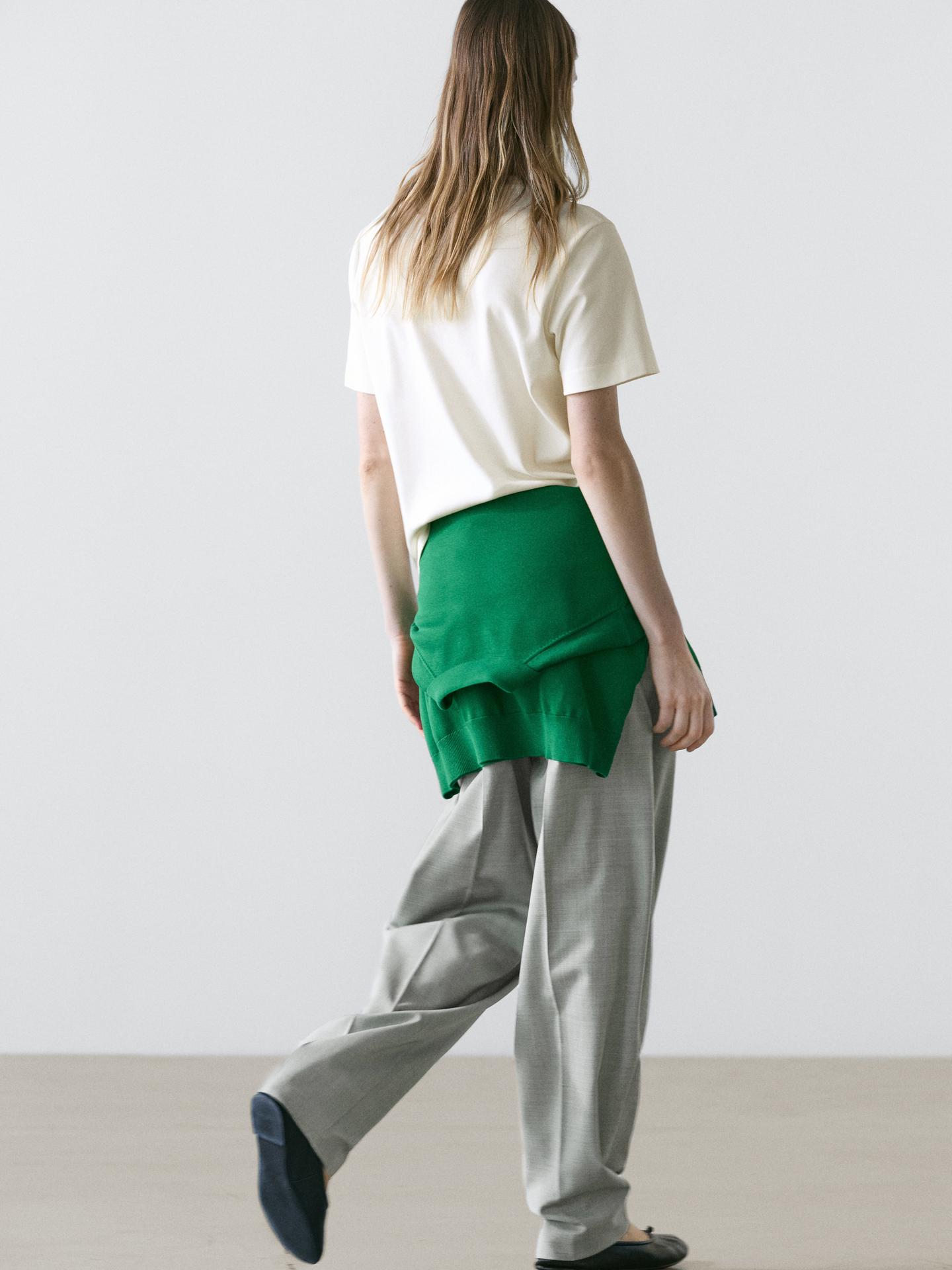 PANTALON FLUIDE À PINCES