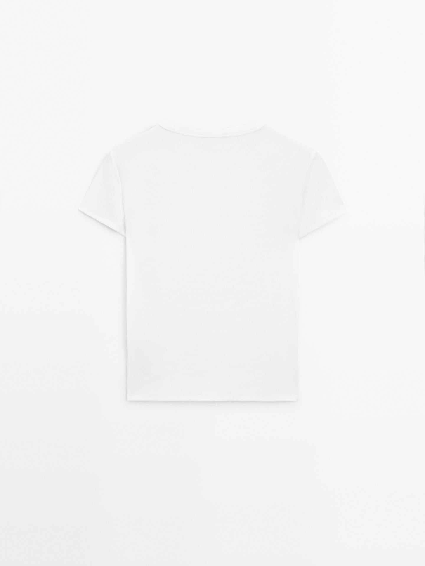 T-SHIRT À MANCHES COURTES 💯% COTON