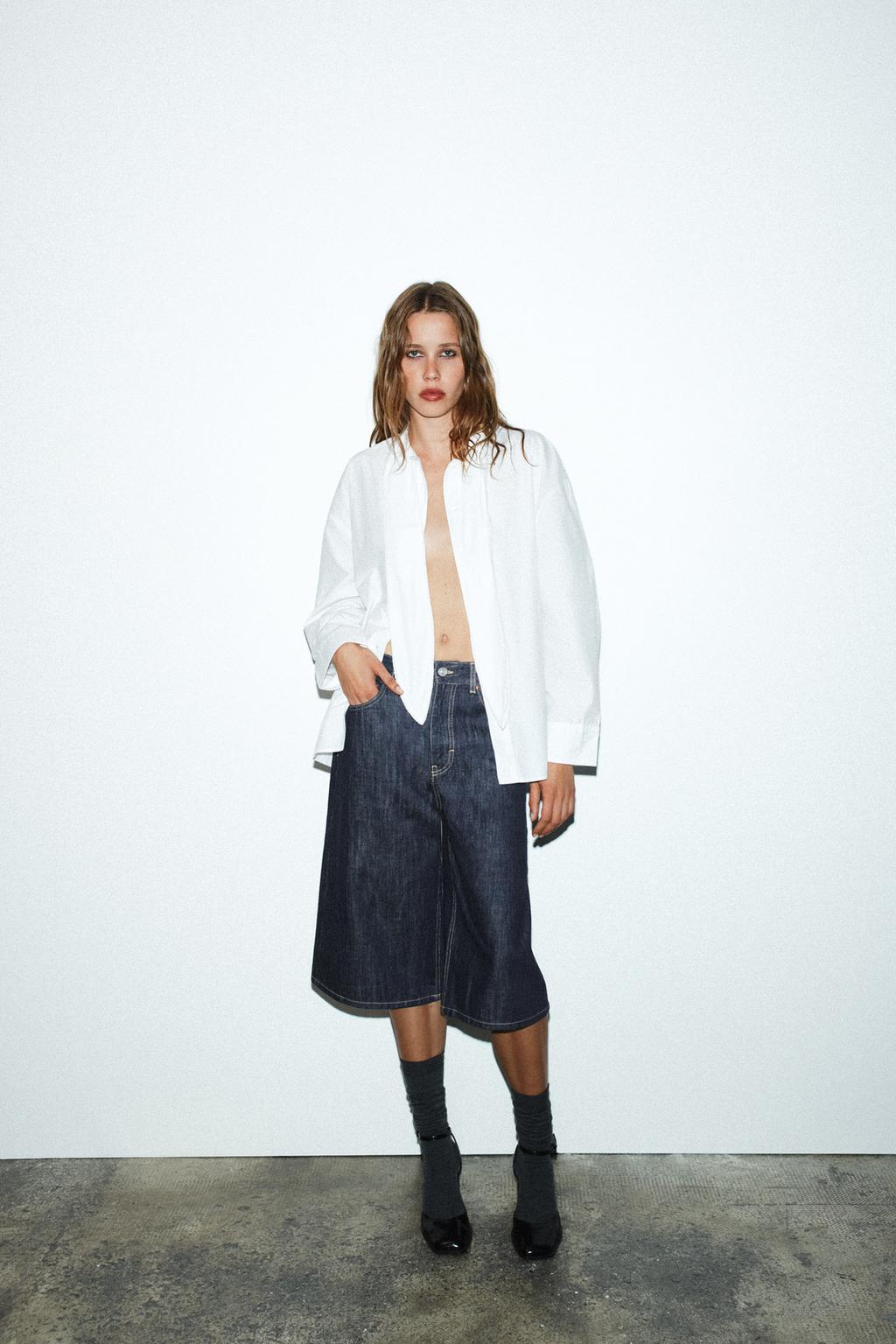 SHORT EN JEAN TRF TAILLE MI-HAUTE