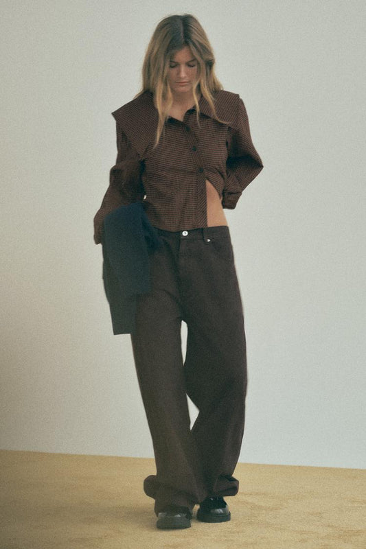 JEAN TRF RELAXED OVERSIZE TAILLE NORMALE