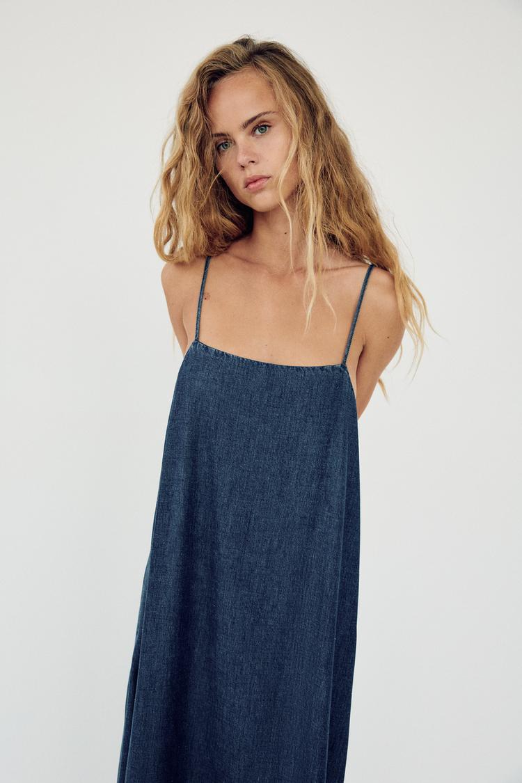 ROBE EN JEAN TRF FLUIDE