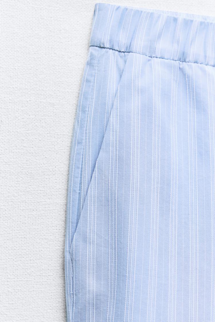 PANTALON STYLE PYJAMA À RAYURES