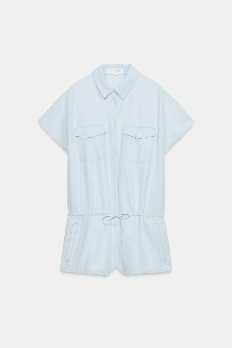 COMBI-SHORT FLUIDE À POCHES
