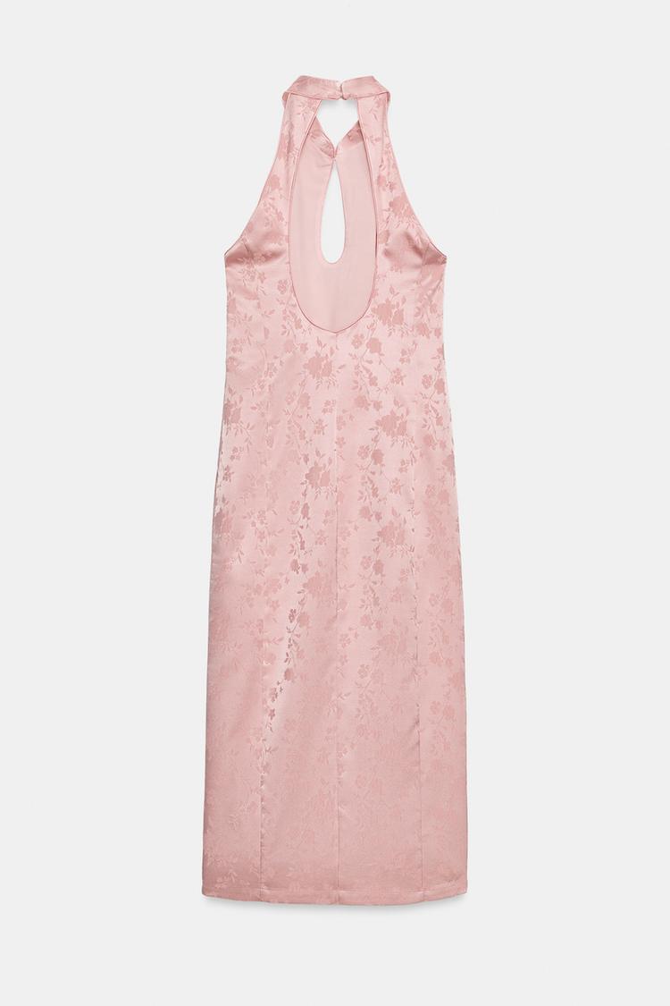 ROBE MI-LONGUE EN JACQUARD